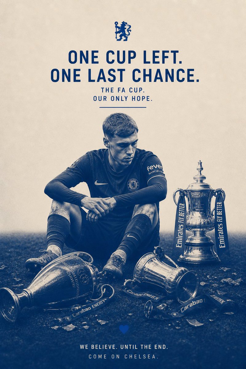 BridgeBanter's tweet image. Eyes on the FA Cup. It’s the only silverware left for Chelsea FC to fight for, though given how we’re playing, even that feels like a stretch. #facup