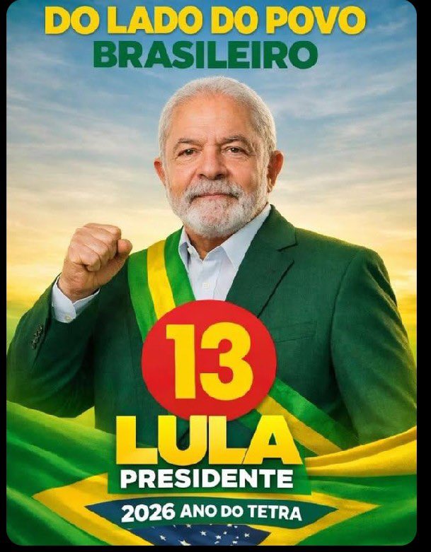 LULA 1️⃣3️⃣ PRESIDENTE 🇧🇷 tweet media