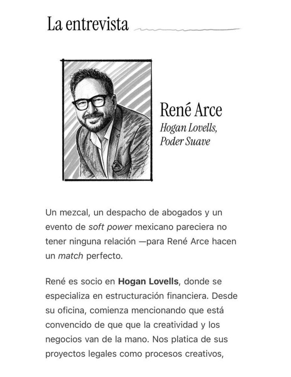 HLCMexico's tweet photo. Les compartimos esta entrevista para The Overview by Whitepaper por Luis Othón and Humberto Peña Dávalos en la que nuestro Socio René Arce Lozano, comparte las gratificantes ramificaciones a las que lo ha llevado la carrera legal. 
 
#HoganLovells https://t.co/gzwraMLpZN