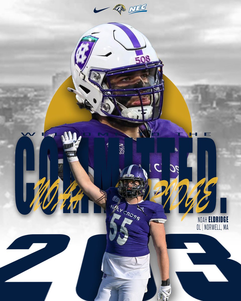 NoahEldridge55's tweet image. I’m excited to announce my commitment to continue my athletic and academic career at  @UNewHavenFB . Thank you to all those who helped me along the way. Lets to get to work!! @Coach_A_Brunori #chargedup #agtg