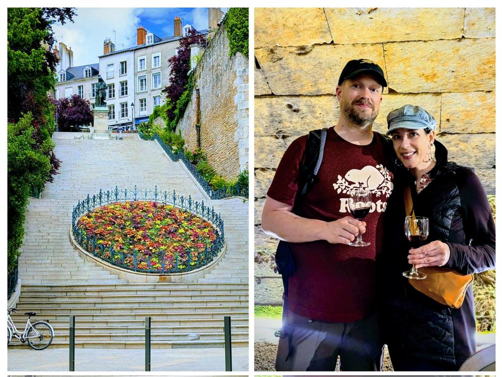 ChrissyDawnVee's tweet image. Our day today was spent outside of Paris, in the Loire Valley. What a place! It's all just castles and vineyards and quaint medieval towns, and drinking wine in caves. I can't imagine a more fun and relaxing way we could have passed the time. 🏰🍷