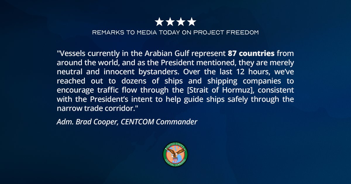 U.S. Central Command tweet media