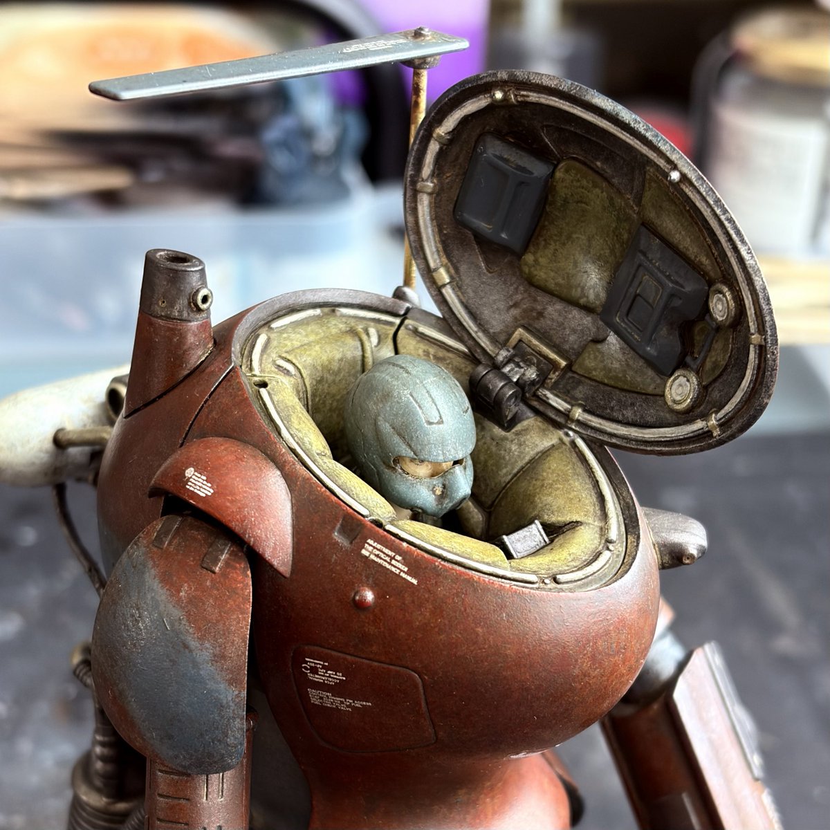 dyues5842's tweet image. そう言えば、ハッチオープン。
サツマイモみたいな。
#マシーネンクリーガー 
#Ma.K
 #もう一度見てもらいたいお気に入りを貼る