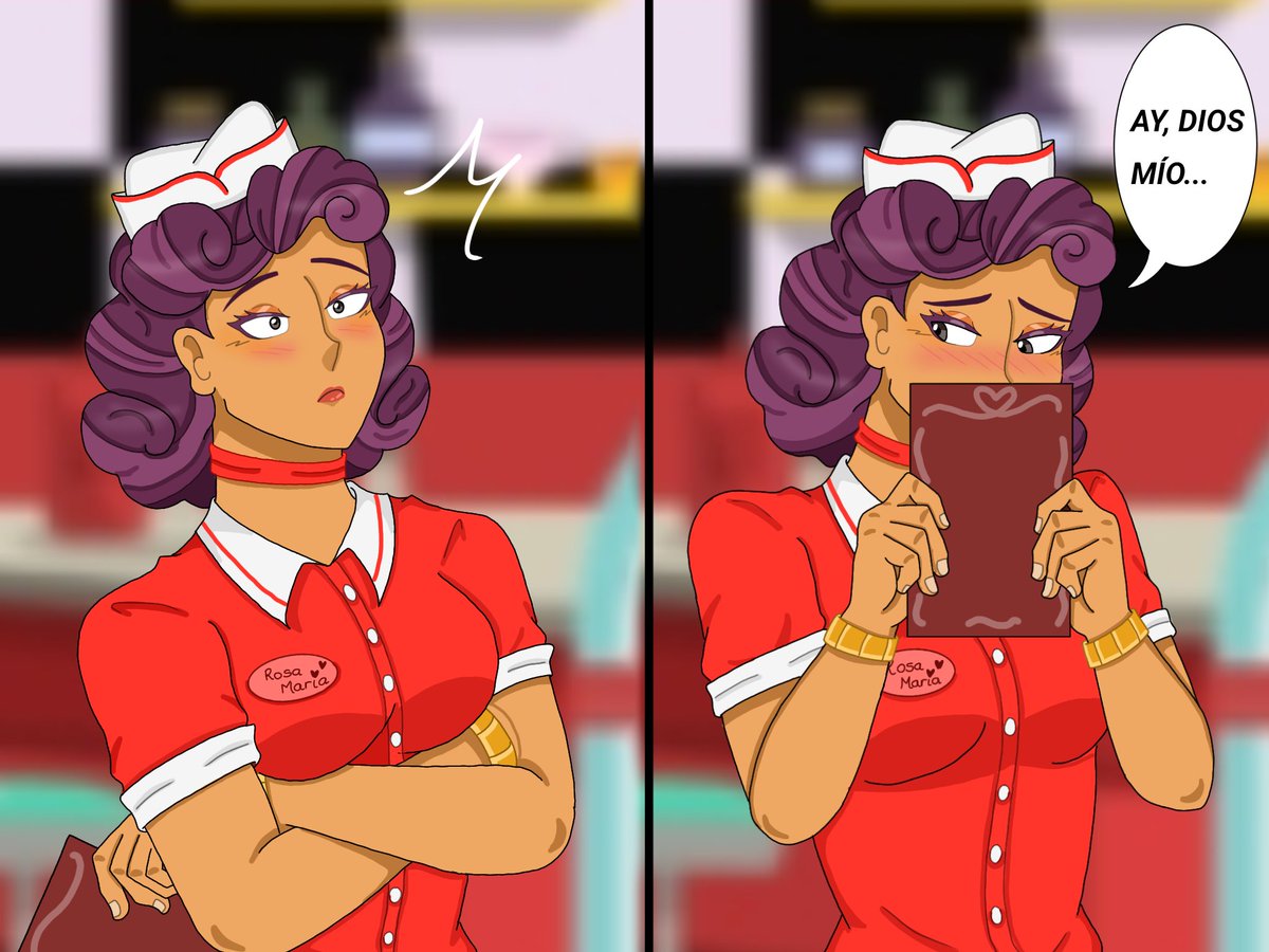 pamsy2003's tweet photo. Caught slacking - Mini comic💚💜
#dctwt #Spenrosa https://t.co/Tkg3hos5rY