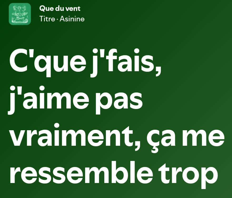 C'est tellement la punch de l'année