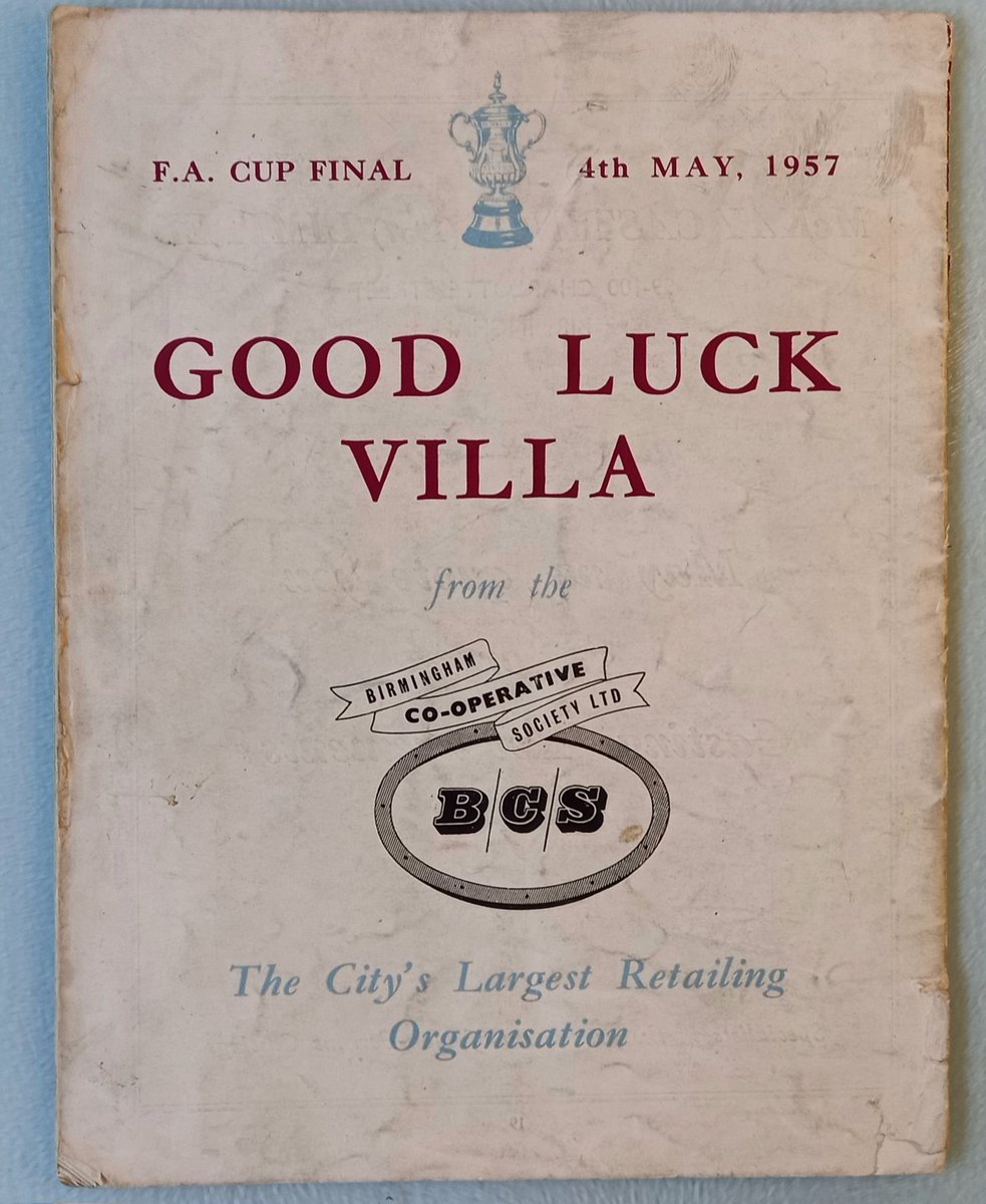 AndrewUllah's tweet image. We Won The 🏆On This Day 1957 #AstonVilla #FACUP