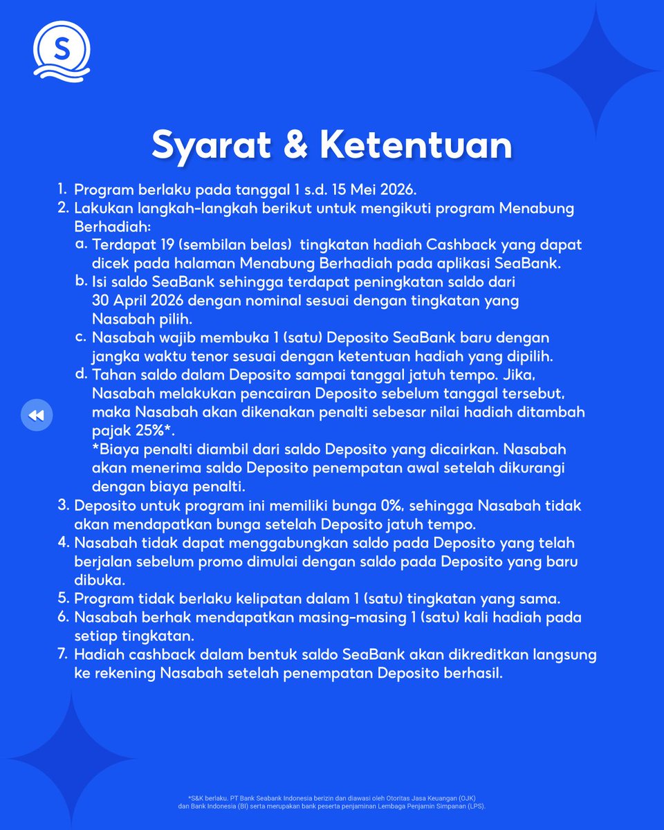 SeaBank Indonesia tweet media