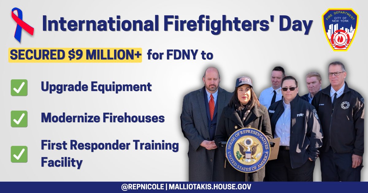 Rep. Nicole Malliotakis Office tweet media