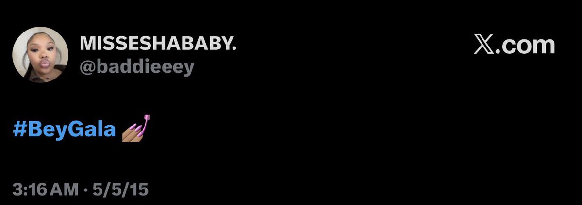 CELIAYONCE's tweet image. #BeyGala in 2015 and 2016