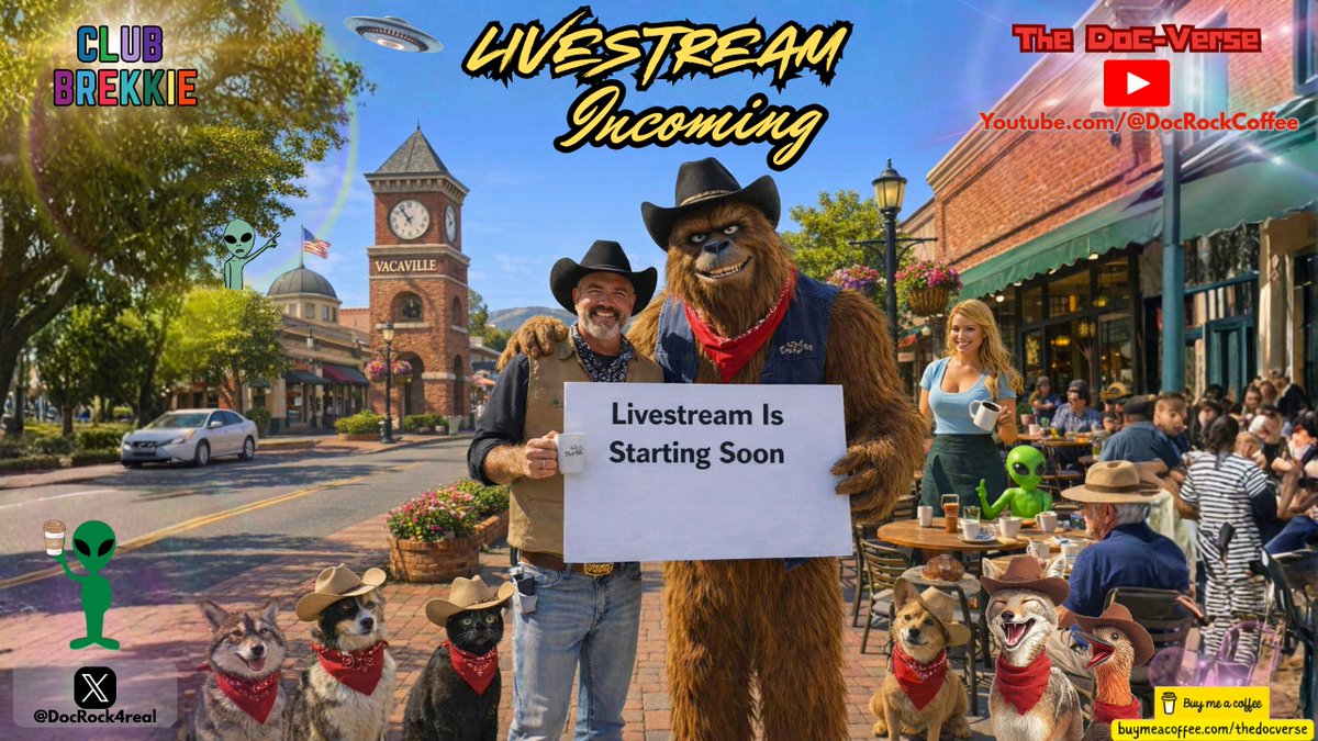 DocRock4real's tweet image. Join me for a very quick livestream here on X in a few minutes. Unscripted coffee talk with Doc Rock! It's coffee time in the city!  
@kimmy @think_change_2 @AngryTigersDen @RealJasonBarker @grok 
#coffee #live #unscripted