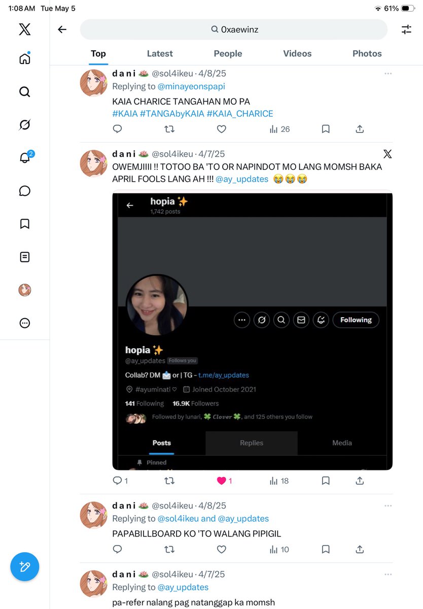 d a n i 🪷 tweet media