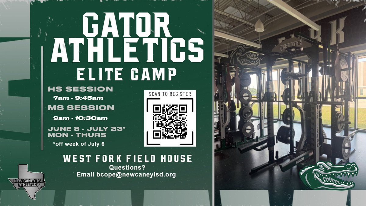 WestForkSports's tweet photo. ELITE Camp starts June 8th.  Make sure we are signed up and ready to CHOMP!!!!! https://t.co/L75EpkGyxu