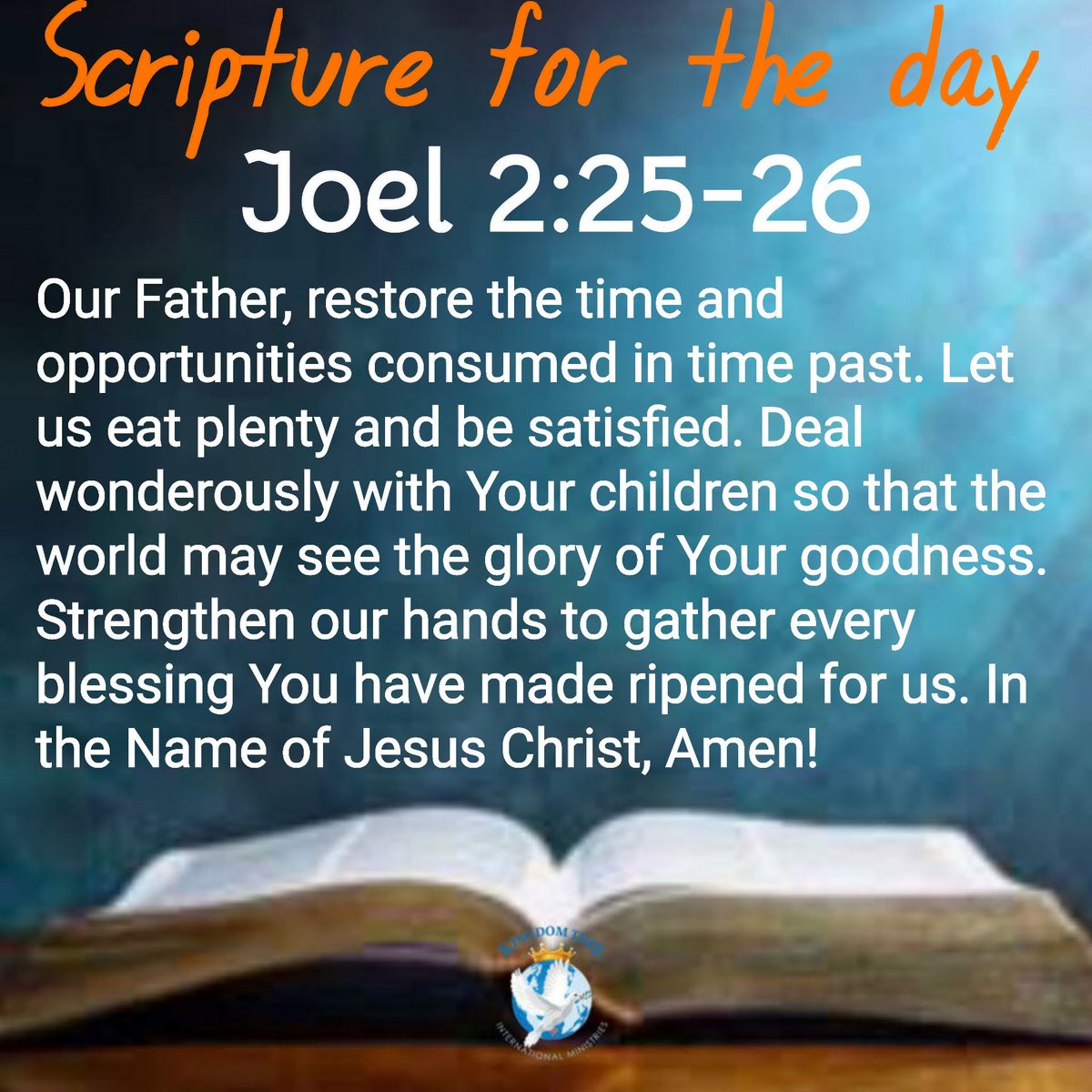 Addo2k2's tweet image. Jehovah El-Ashiyb
#Joel2 #Restoration #NoShame