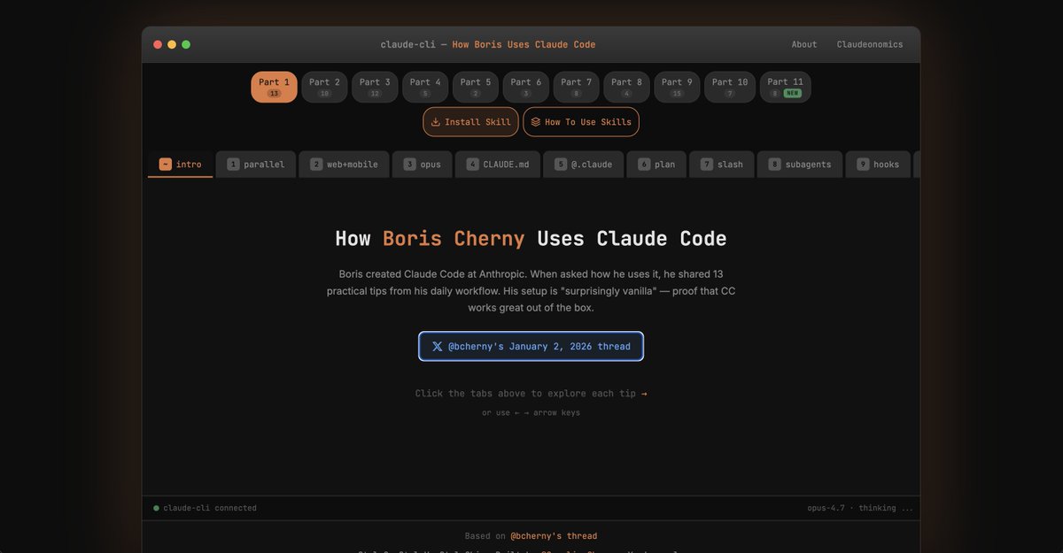 Boris Coding Setup Claude Code'u yaratan Boris Cherny'nin günlük kullanım ipuçlarını ...