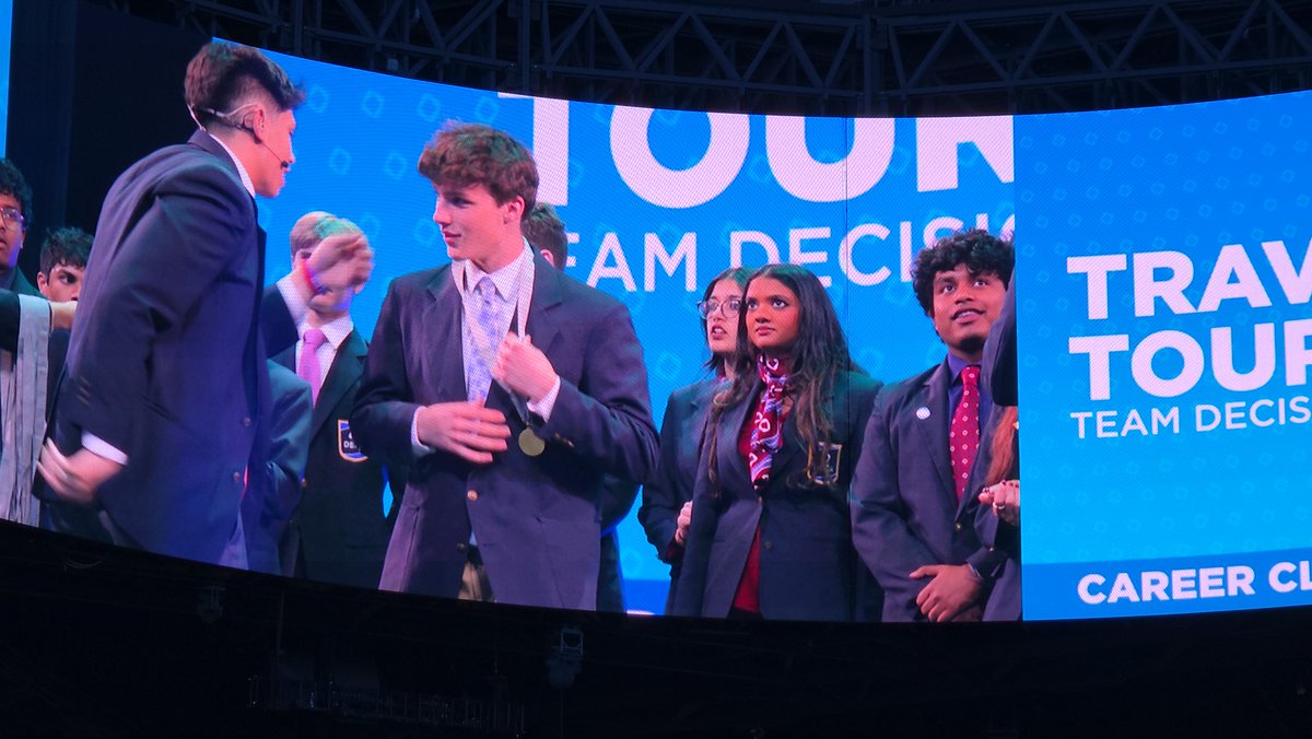 OJRSD's tweet photo. The DECA International Career Development Conference gathers the best young business minds from around the world. @OJRHS Wildcat Camdon Jones delivered a standout performance in the Travel and Tourism category, placing in the top 10 of international qualifiers! #WeAreWildcats https://t.co/HgN7beAzLZ
