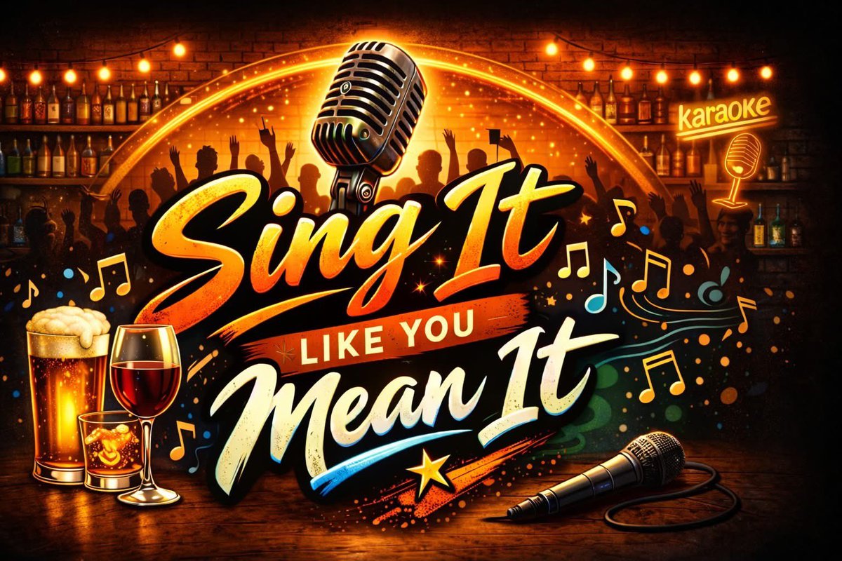 ProperGoodNight's tweet photo. 🎤🔥 SING IT LIKE YOU MEAN IT KARAOKE &amp; DJ NIGHT 🔥🎤

📍 The Railway, Newton Heath, M40 3AE
📅 Saturday 9th May
⏰ 8pm

Grab the mic 🎤
Pick your anthem 🎶
Give it everything 🗣️

Get down early, get involved, &amp; make it a proper good night out🍻

#karaoke #theraiiway #newtonheath https://t.co/5nywBhNDWk