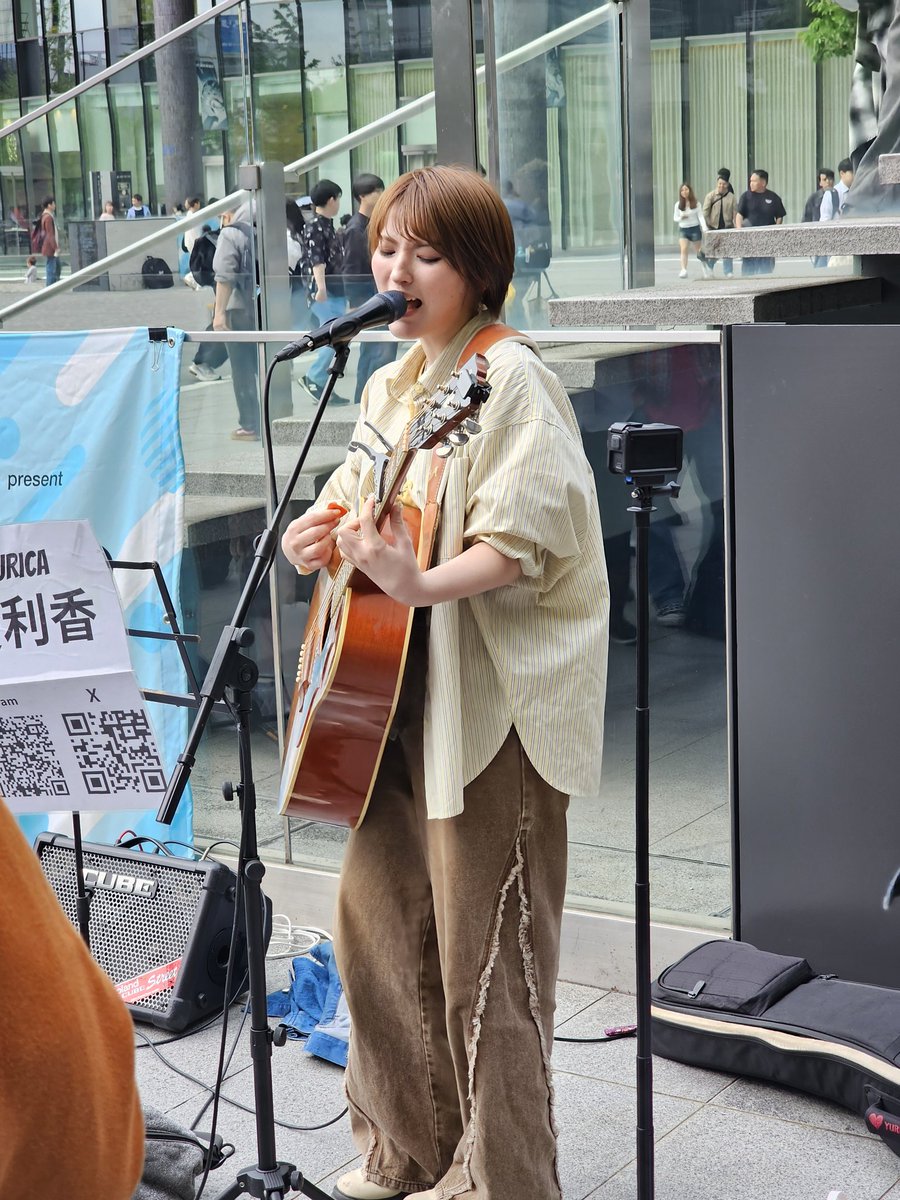 AkiraMiya54029's tweet image. 5/4
グランフロントミュージックバスカー🎵
オリジナル曲、カバー曲、
バトルクライと極彩シンドロームのスペシャルコラボも聴けて、めっちゃ楽しかった😆
#優利香
#やましたりな
#SSW 
#ミュージックバスカー
