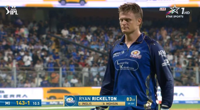 nastik_bhai's tweet photo. A standing ovation for this knock by #rickleton

#ipl #rohitsharma #mivslsg #lsgvsmi #mi #lsg #bumrah #hardik #suryakumaryadav #ipllivescore  #rohithalfcentury #viratkohli #tilakverma https://t.co/qbzitK1Gfu