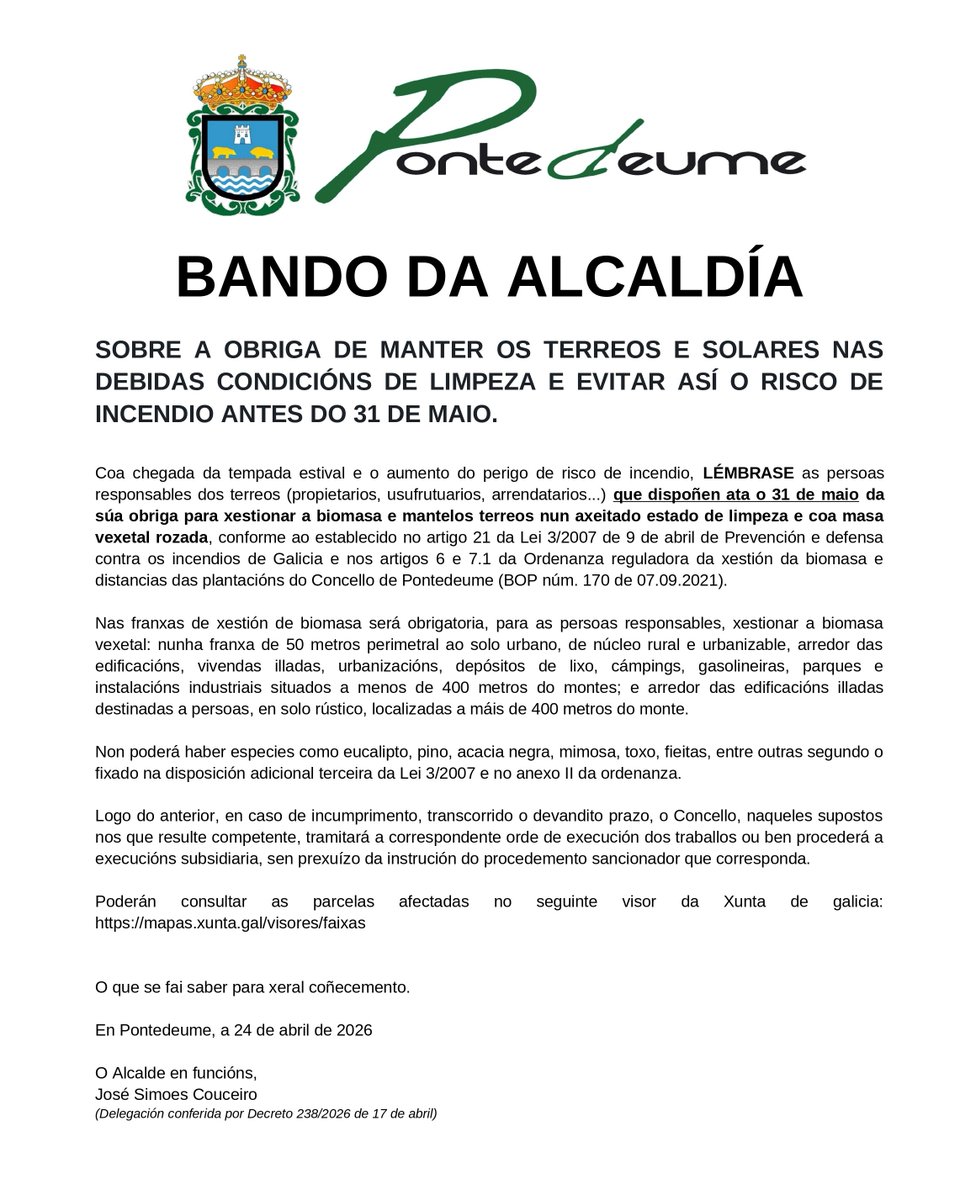 Concello de Pontedeume tweet media