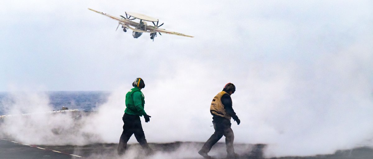 USPacificFleet's tweet image. Launching Power at Sea ⚓✈️🌊

Aircraft from Carrier Air Wing 11 launch from USS Theodore Roosevelt (CVN 71) during flight ops. Advanced training strengthens strike group readiness in the U.S. 3rd Fleet.

📸 MC3 Aaron Haro Gonzalez
#US3rdFleet #CombatReady #USNavy