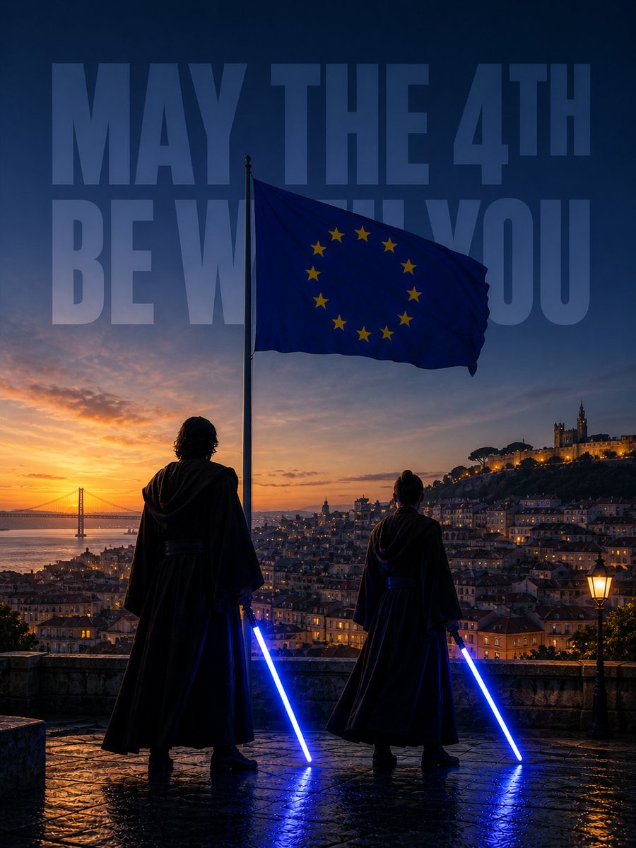 May the 4th be with you!
And may Europe’s force be unity, not division. 🇪🇺

From Lisbon to Kyiv, our strength isn’t in going alone, but in building a federal Europe that protects, innovates and leads together. A stronger Union isn’t a dream, it’s our next step.