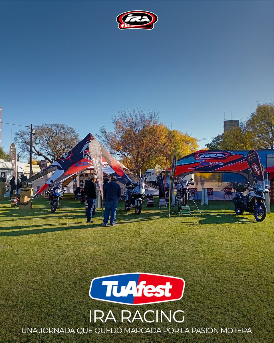 iraracing's tweet photo. 🔥 IRA RACING PRESENTE EN TUAFEST – UNA JORNADA QUE QUEDÓ MARCADA POR LA PASIÓN MOTERA 🏍️

🏍IRA RACING, UNA MARCA DE SOLDINI AUTOPARTES🏍
🏍️Vos sabes lo que queres para tu moto🏍️ https://t.co/w9zsSF5jBc