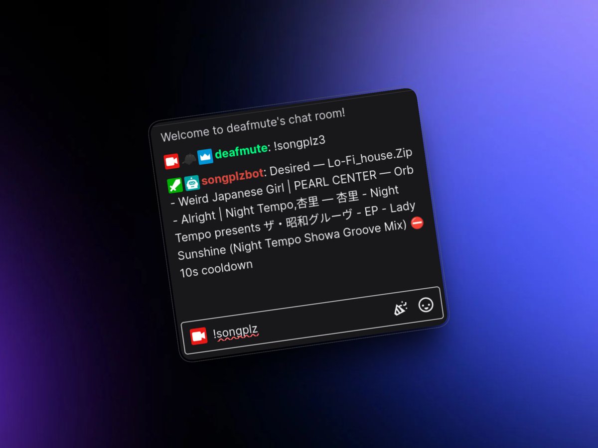 songplzapp's tweet image. 🤔 Did you know? If you connect your songplz account in the app and also link your Twitch account, viewers can trigger in chat !songplz, !songplz2 and !songplz3 to get current played music or history! #nowlistening #twitch #applemusic #spotify #youtubemusic