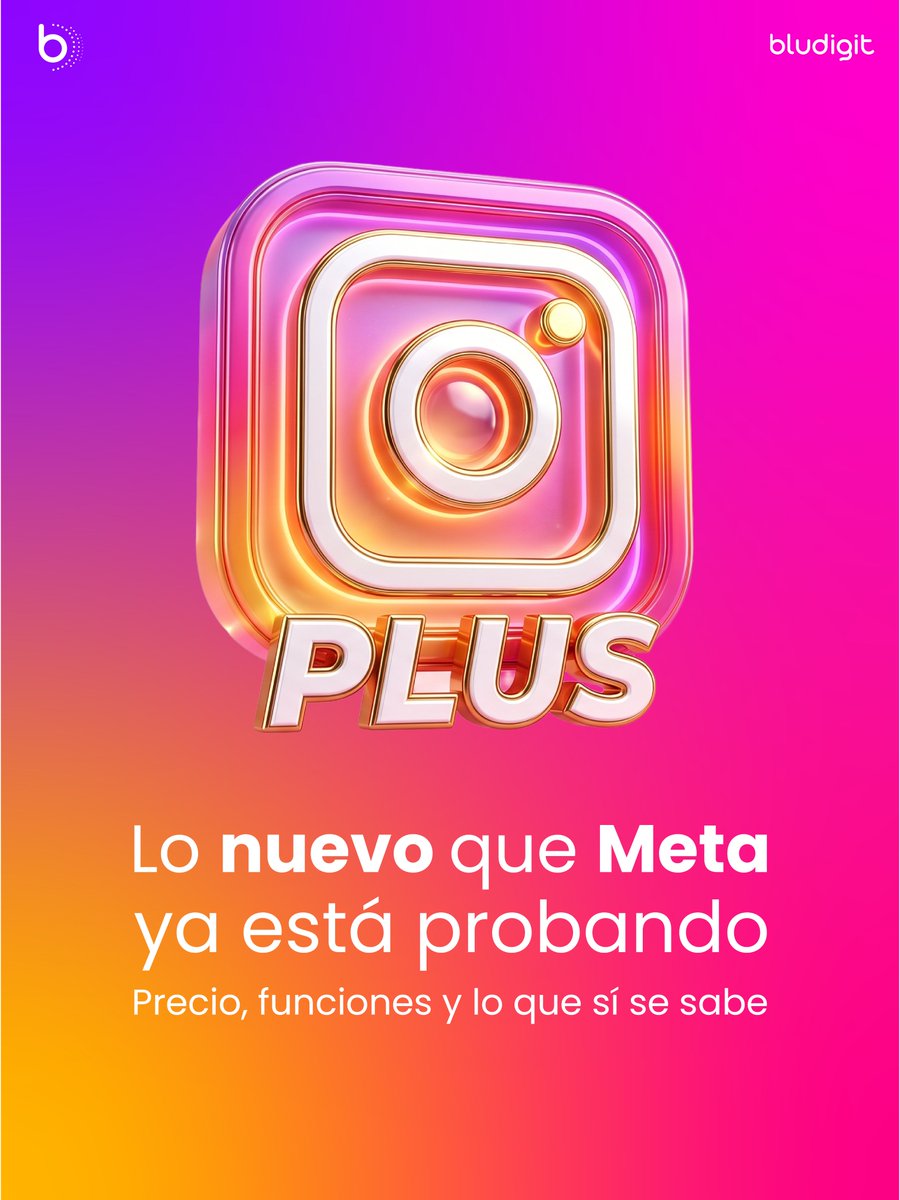 BluDigit's tweet photo. @instagram ya no solo prueba nuevas funciones: ahora también prueba una nueva forma de cobrar por ellas.
En este carrusel te contamos qué es Instagram Plus, cuánto cuesta en México y qué beneficios incluye hasta ahora.

Y tú ¿Pagarías por estas funciones?

#Instagram #BluDigit https://t.co/InWwtgVuvX