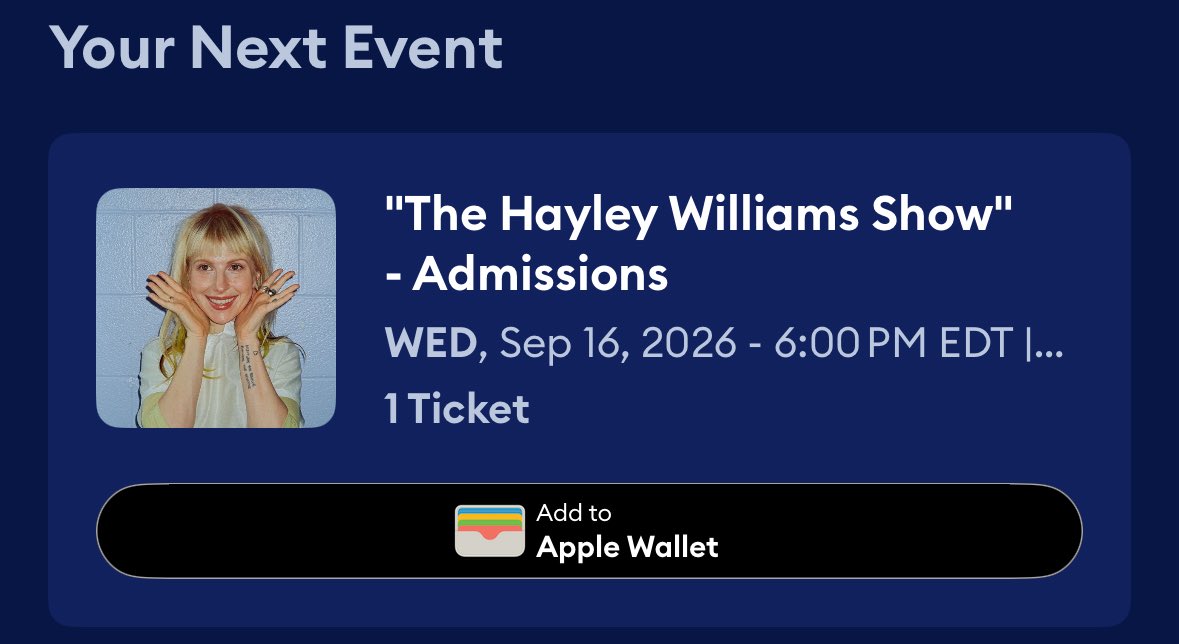 H | HAYLEY WILLIAMS LOVES ME tweet media