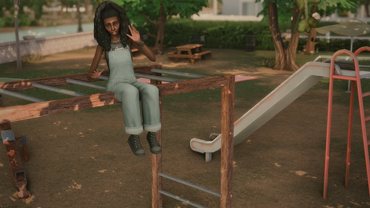 HalloweenSims's tweet photo. I just found out there is a mod that let's sims of all ages enjoy the monkey bars. This is perfect for teen hangouts, I never know what to do with them at the park😭
https://t.co/7HQ0PJrWRC https://t.co/pMEVpUK4jm