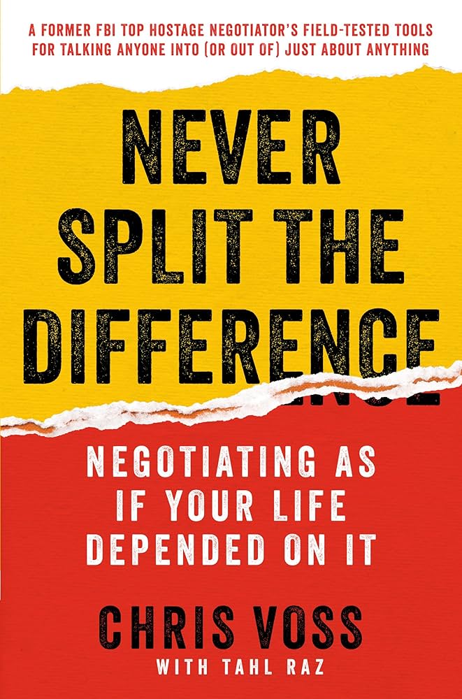 Benkatanaa's tweet photo. Book 5/ 2026

Never split the difference: Negotiating as if your life depended on it by Chris Voss with Tahl Raz: 2016

Life is a series of negotiations, and this masterpiece will give you the competitive edge in any discussion. https://t.co/nB2wkLonSl