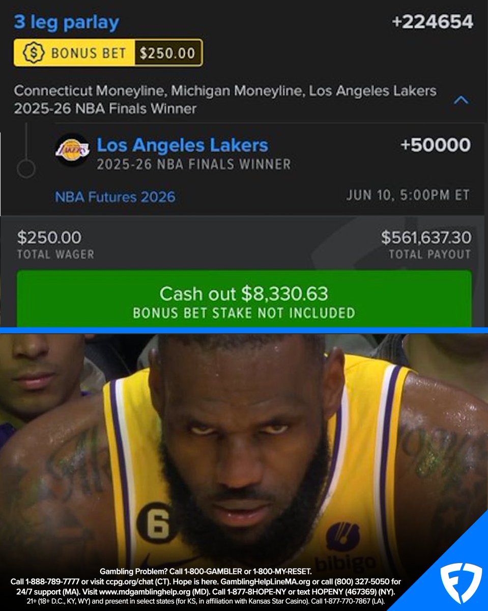 FanDuel Sportsbook tweet media
