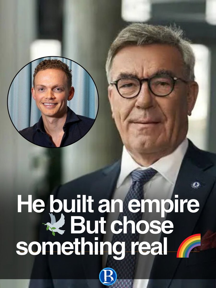 BGayCom's tweet image. Stein Erik Hagen’s story isn’t just about business.

It’s also about identity, timing, and choosing to live openly — even later in life.

That part matters.

#LGBTQ #Norway #GayVisibility