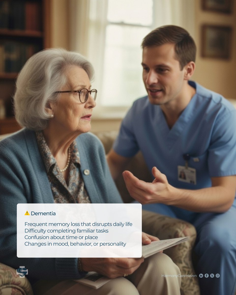 hcarehaven's tweet image. Dementia vs. Normal Ageing: What’s the Difference?
As we age, some forgetfulness is normal  but dementia is different. 
#dementiacare #HealthyAging #harmonycarehaven #healingathome #CareWithHeart #cookcountycares #illinoishomecare