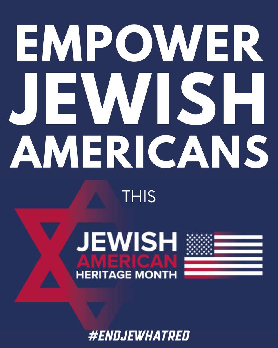 EndJewHatred's tweet photo. May is Jewish American Heritage Month, and Jewish parents and their allies should feel empowered to take action.

Empowered to ensure their schools recognize and celebrate Jewish-American history.
Empowered to review what’s being taught in classrooms. Empowered to speak up when Jewish students are ignored, misrepresented, or targeted.

Through our #EndHateInEducation initiative, we’re giving you the tools to do exactly that. 
We must hold K–12 schools accountable by reviewing curriculums, engage in school governance, and demanding environments where Jewish students feel safe, seen, and respected.

This month isn’t just about recognition, it’s about empowerment. Join #EndJewHatred, the Jewish empowerment movement, to stand up for your families’ civil rights! 

🚨 ACTION ITEM:

🔗⬇️ Click here to access the resource:
https://t.co/8xafw7Xu2X