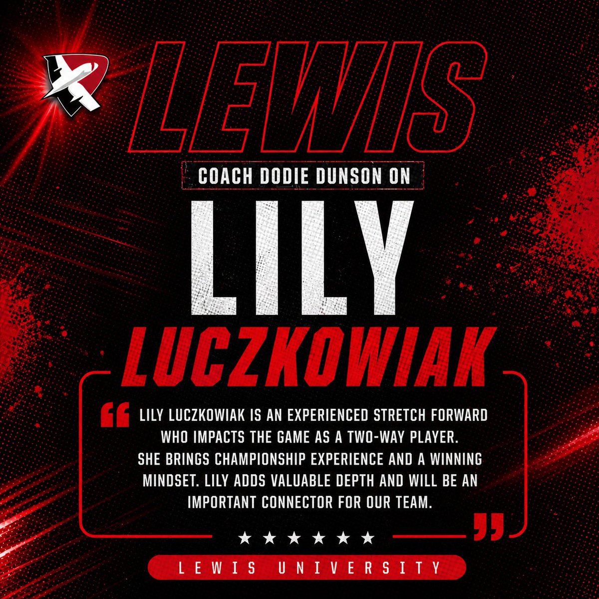 Lewis Women’s Basketball 🏀🔴⚪️ tweet media