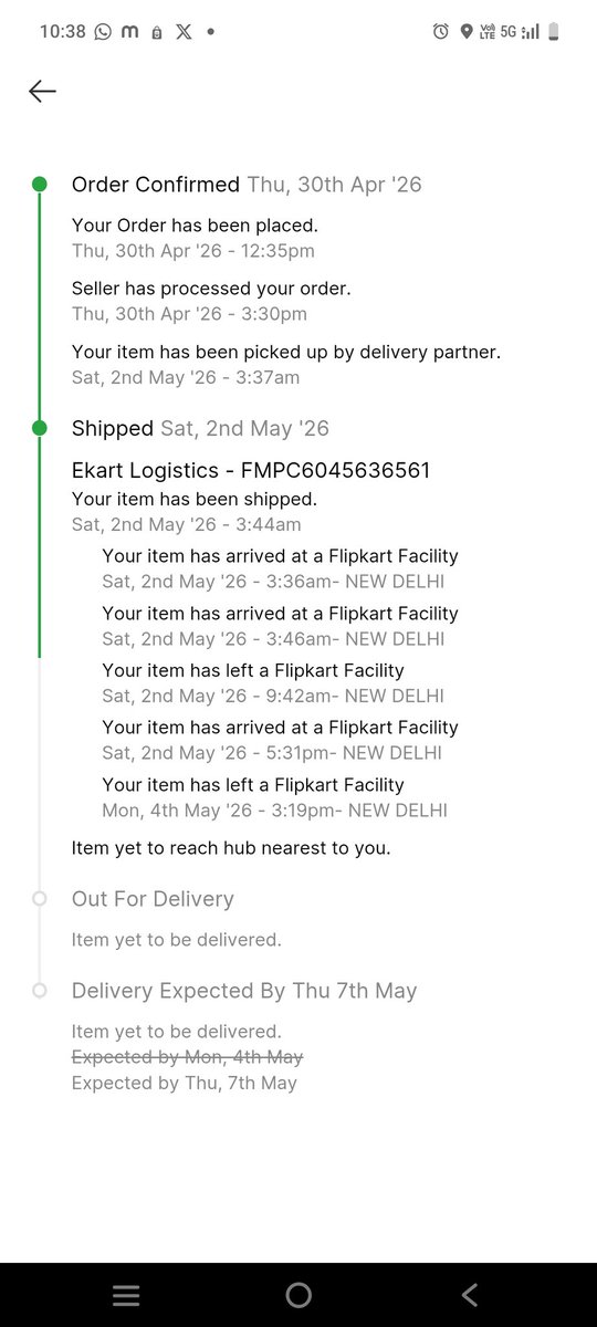 Trueindian2789's tweet photo. Hey @Flipkart what's your commitment ?
When I book any product with you your delivery is always late don't deliver at the first expectation time very disappointing please improve your delivery process neither we don't buy any product with you 
@Flipkart 
@flipkartsupport https://t.co/WsSdrDm52z