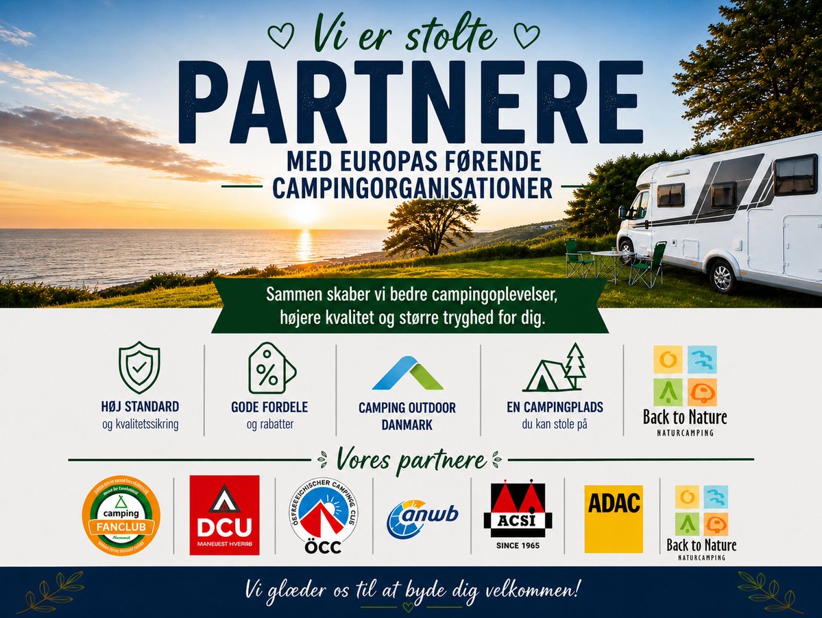 LVestkyst's tweet image. 🌿 We are proud of our partners!
Together with some of Europe’s leading camping organizations, we create better camping experiences – with higher quality, great benefits, and a safe environment. At Back to Nature Naturcamping, you’re in good hands #camping #naturlovers #denmark