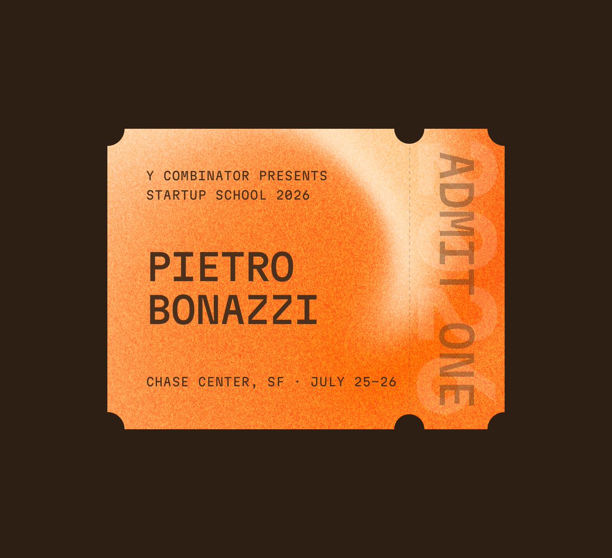 pebonazzi's tweet photo. I got into YC Startup School. Thank you @ycombinator 

Would love to connect with anyone who's also planning to go there! https://t.co/U0BiY6xcqX