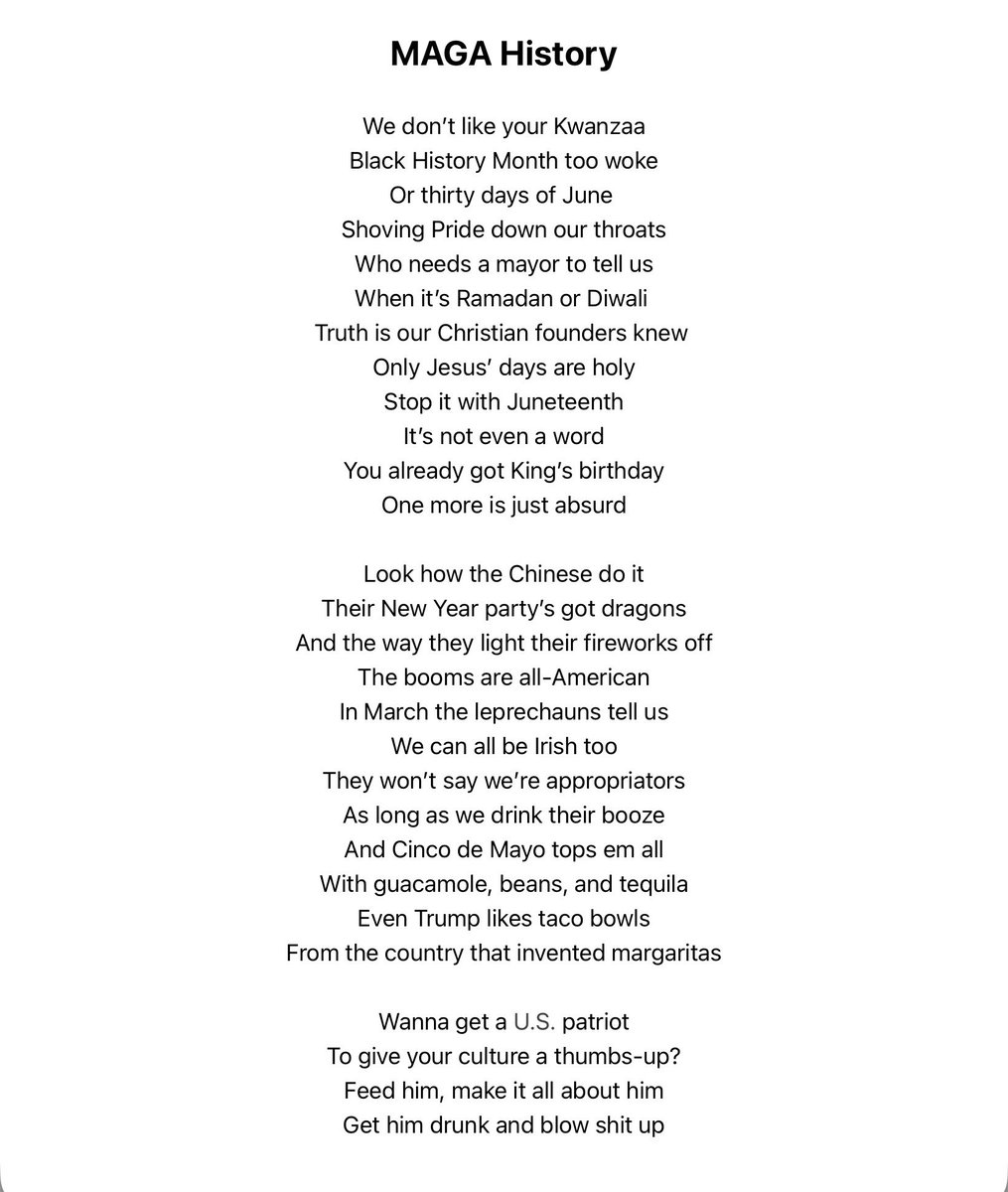 RubyCreek's tweet photo. EscApril 2026 
Day 13 prompt “Taco truck”
#30poems30days
#escapril 
#kwanzaa
#blackhistory
#pridemonth
#ramadan
#diwali
#juneteenth
#drking
#chinesenewyear
#stpatricksday
#cincodemayo
#MAGAhistory https://t.co/LOKSNlGbRM