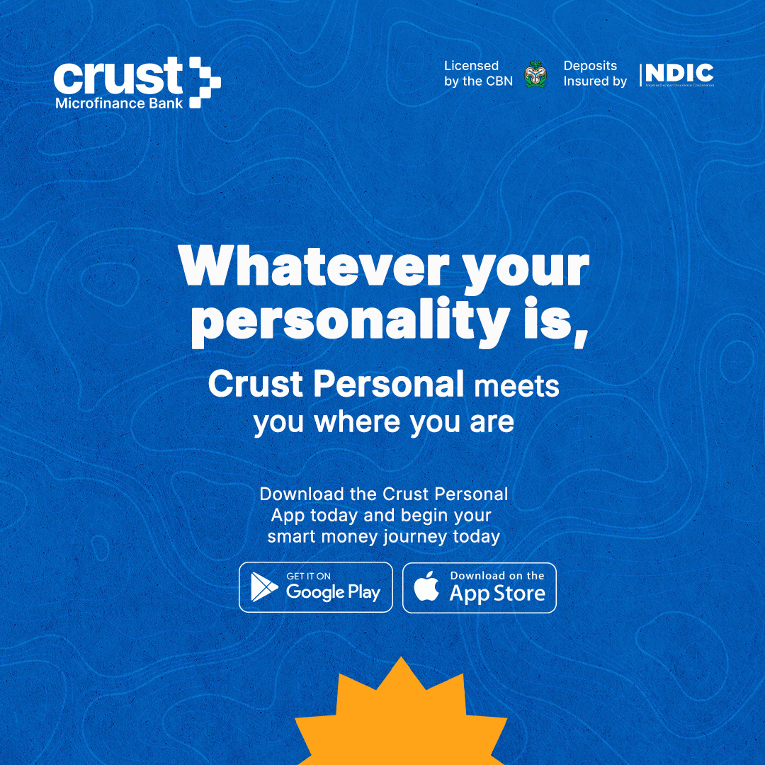 crustmfb's tweet image. No matter your money personality, we've got you covered.

Crust Personal was built with you in mind.

Which one are you? Tag a friend below.

#CrustPersonal #MoneyMadeSimple #SmartMoneyMoves
