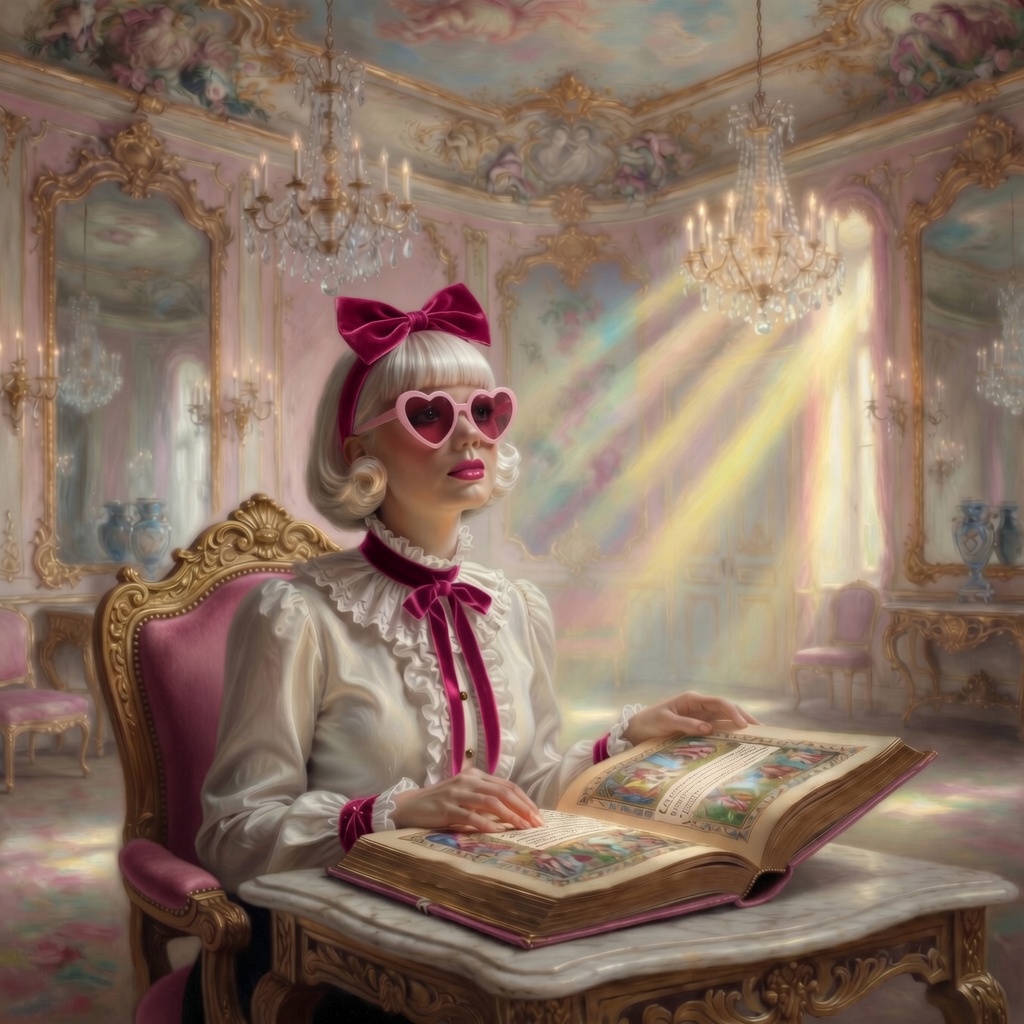 Orionunevi's tweet image. Rokoko İhtişamı
 #art #painting #artwork #digitalart #rococo #pink