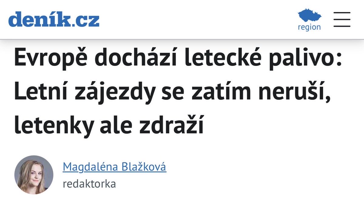 FilipLandkammer's tweet photo. Tohle jsou následky sankcí proti Rusku. Nedostatek leteckého paliva je jasný následek nedostatku ropy. 
Spolehli jsme se na země, které jsou dlouhodobě nespolehlivé a krize v této oblasti byla pouze otázkou času. Ti, co na to upozornili však pouze "šířili dezinformace". #politika https://t.co/slaxqC5QNU