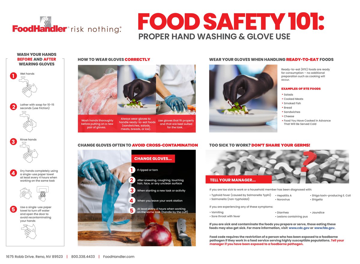 FoodHandler's tweet photo. 🦠 What’s on Your Hands? In foodservice, hands can easily transfer contaminants. That’s why proper handwashing is one of the most important steps in food safety.

📞 800.338.4433 ext. 2
💻 https://t.co/X5tyfhVMg9
Contact a sales rep: https://t.co/3My3V1MhVA https://t.co/j94t0nPF7d