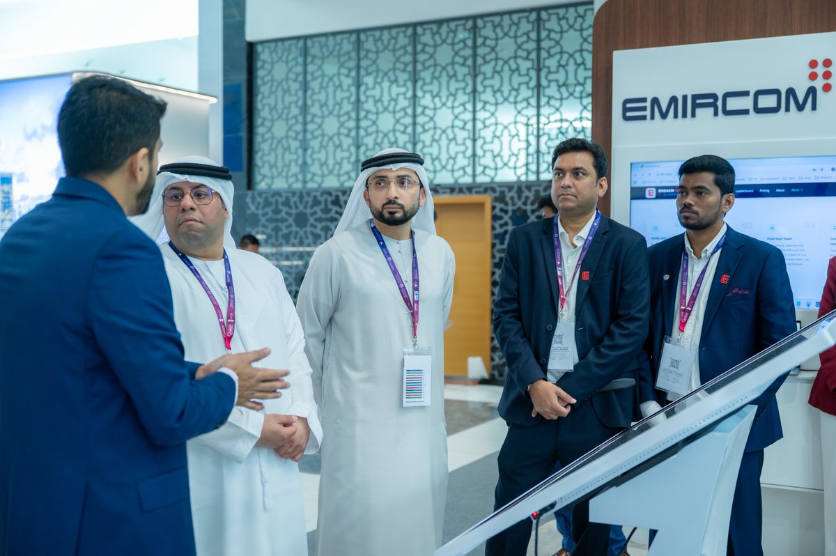 Emircom_me's tweet photo. Day 1 at Make it in the Emirates, and we came ready.

This year we brought the hardware. Real-life modular units on the floor - the Qube AI Edge, Qube AI Super Pod, and Qube Flexi - giving visitors a firsthand look at what DCV Industries LLC by Emircom actually looks like at scale.

A milestone moment on the floor: DCVI launched its first product off the new assembly line — the Modular Fanwall Unit.

We also showcased our Security Unit, introducing Proactive Cyber Defense for organizations securing AI-ready infrastructure from the ground up.

And to close the day, an MoU signing with Hardy Racks , a partnership built around what comes next for data center infrastructure in the region.

Day 2 starts tomorrow. Come see it for yourself: IHC Pavilion, Hall 5.
Year two. Stronger than the first.

#MakeItInTheEmirates #DataCenter #CyberSecurity #UAE