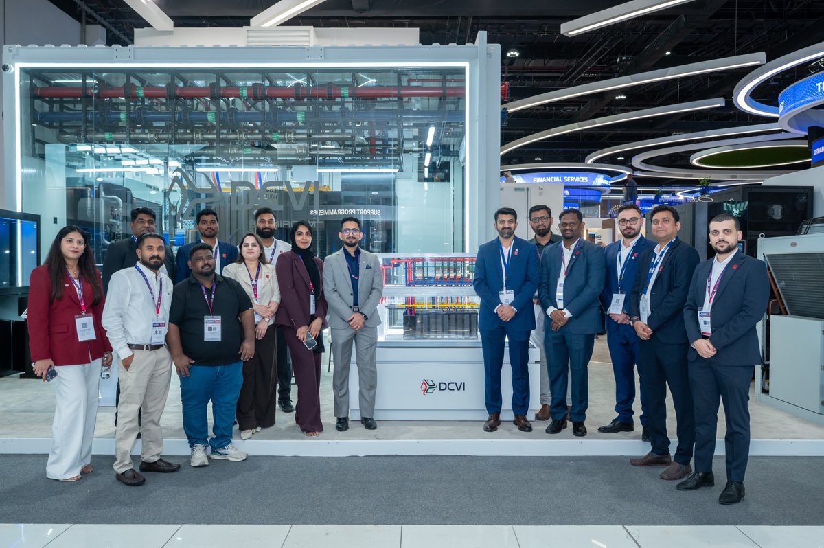 Emircom_me's tweet photo. Day 1 at Make it in the Emirates, and we came ready.

This year we brought the hardware. Real-life modular units on the floor - the Qube AI Edge, Qube AI Super Pod, and Qube Flexi - giving visitors a firsthand look at what DCV Industries LLC by Emircom actually looks like at scale.

A milestone moment on the floor: DCVI launched its first product off the new assembly line — the Modular Fanwall Unit.

We also showcased our Security Unit, introducing Proactive Cyber Defense for organizations securing AI-ready infrastructure from the ground up.

And to close the day, an MoU signing with Hardy Racks , a partnership built around what comes next for data center infrastructure in the region.

Day 2 starts tomorrow. Come see it for yourself: IHC Pavilion, Hall 5.
Year two. Stronger than the first.

#MakeItInTheEmirates #DataCenter #CyberSecurity #UAE