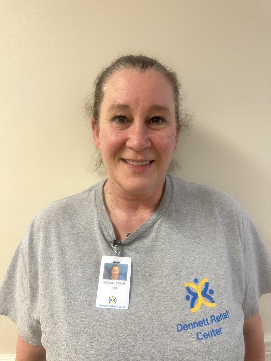 DennettRehab's tweet photo. @DennettRehab Staff Testimonial!

Name: Michele Evans
Job Title: GNA

What makes this workplace different from others?
I get to help people I grew up around in the community.

How would you describe the team culture here?
Everyone works as a team.

#DennettRehabCenter https://t.co/WjtVAw3nCY