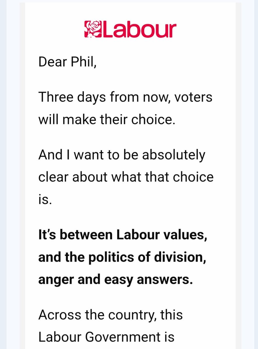 PhilMyers53's tweet image. I've just heard from a friend...

Decent people

 𝙊𝙣 7𝙩𝙝 𝙈𝙖𝙮 #𝙑𝙤𝙩𝙚𝙇𝙖𝙗𝙤𝙪𝙧