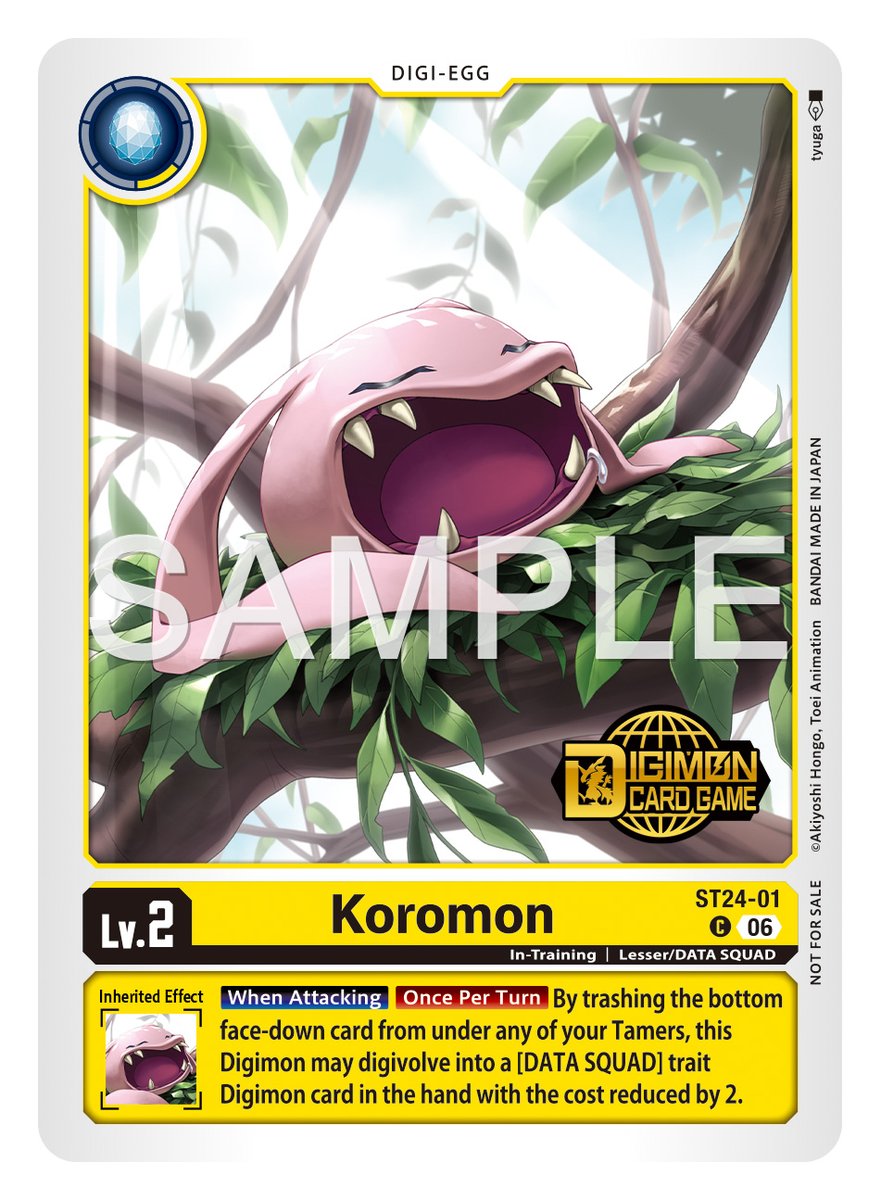 digimon_tcg_EN's tweet image. [REVEALS]

Hello Digimon Tamers!
Today’s stamped cards are from Welcome Tamers Pack Vol.2!

[ST-23] &amp;amp; [ST-24] WELCOME TAMERS EVENT
Events from May 15 – June 14, 2026
world.digimoncard.com/event/2026/wel…

#DigimonCardGame
#DigimonTCG
#Digimon