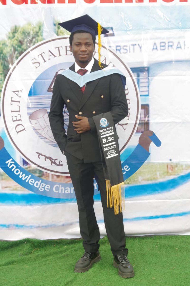 Big____Dee's tweet photo. https://t.co/vHFnX6fdNt Geology 🎓
Graduated as the Second Best in my Department. Grateful for the journey, proud of the result.
#delsu #classof2025 https://t.co/q350n8hjrb